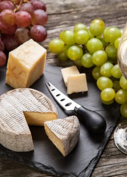 wine and cheese